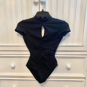 Mariia | Black Dance Leotard